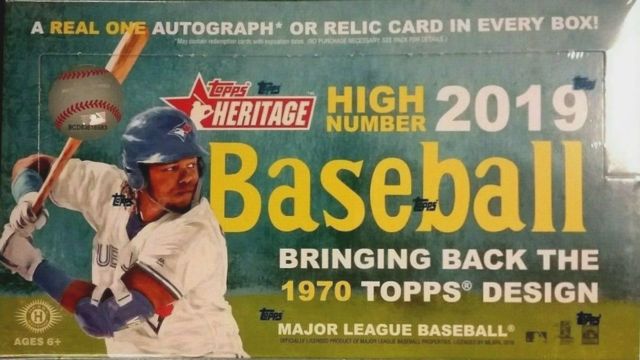 2019 Topps Heritage High Numbers Baseball Hobby Box