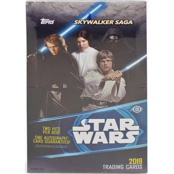 2019 Topps Star Wars Skywalker Saga Hobby Box