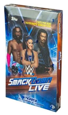 2019 Topps WWE Smack Down Live Hobby Box