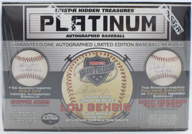 2019 TriStar Platinum Autographed Baseball Series 2 Hobby Box | Eastridge Sports Cards