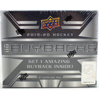 2019-20 Upper Deck Buybacks Hockey Hobby Box | Eastridge Sports Cards