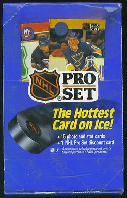 1990-91 Pro Set Hockey Series 1 Hobby Box