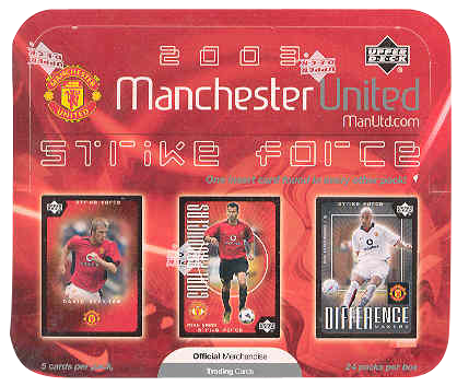 2003 Upper Deck Manchester United Strike Force Retail Pack | Eastridge Sports Cards