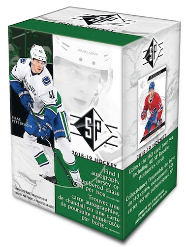 2018-2019 Upper Deck SP Hockey Value Box
