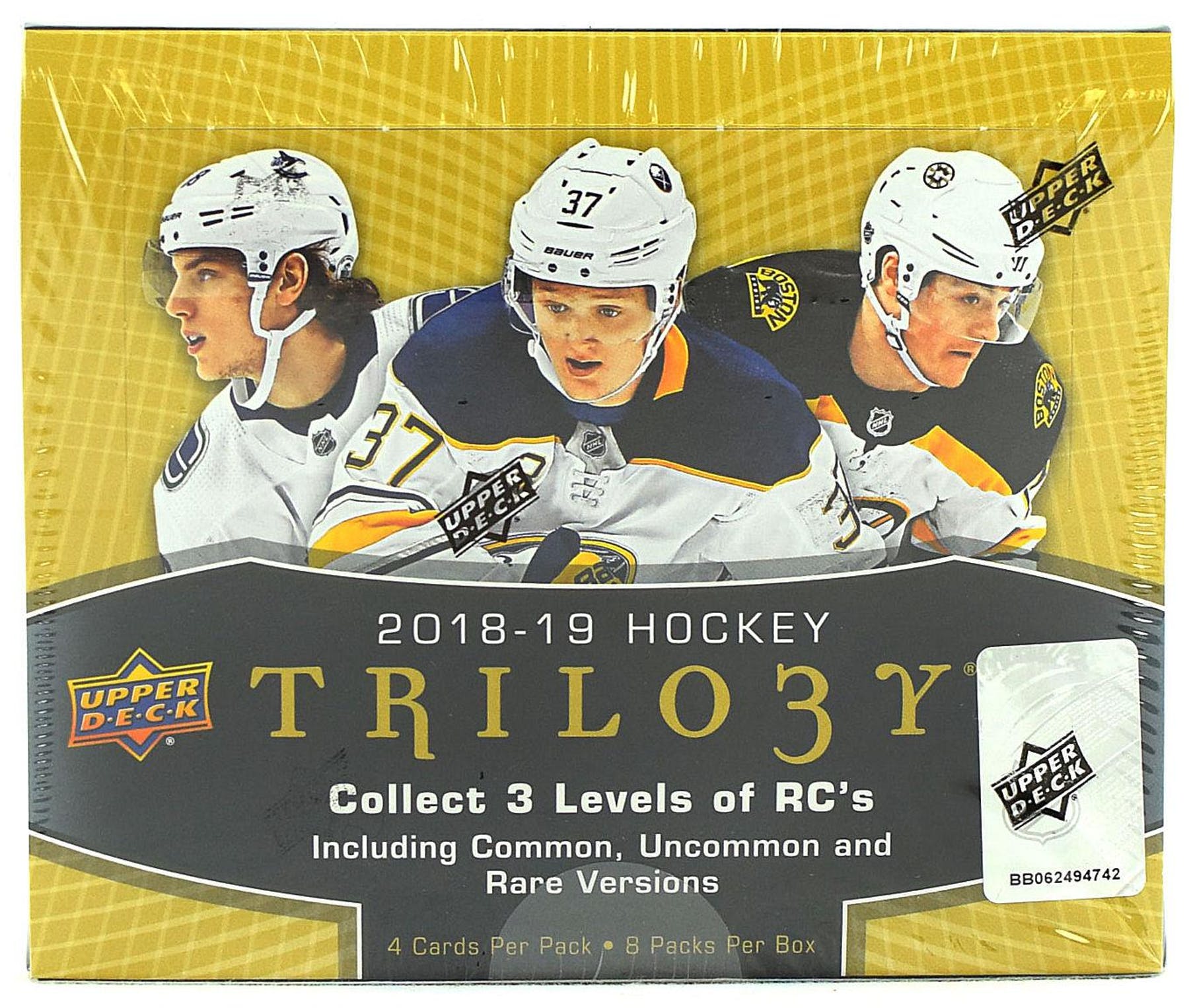 2018-19 Upper Deck Trilogy Hockey Hobby Box | Eastridge Sports Cards