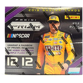 2018 Panini Prizm NASCAR Racing Hobby Box | Eastridge Sports Cards