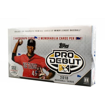 2018 Topps Pro Debut Baseball Hobby Box | Eastridge Sports Cards