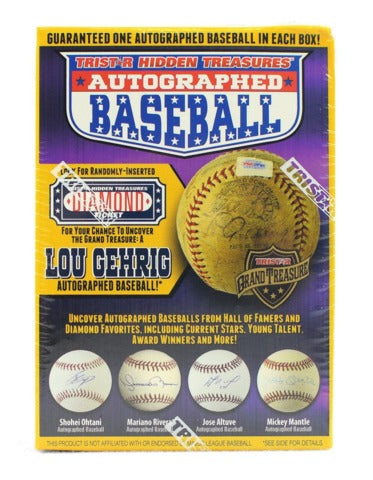 2018 Tristar Hidden Treasures Series 10 Autographed Baseball