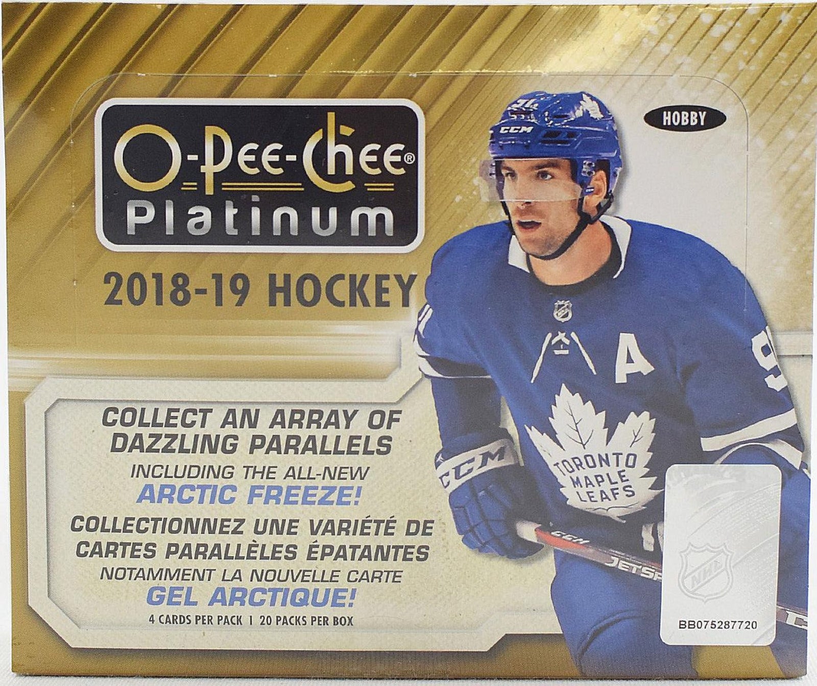 2018-19 Upper Deck O-Pee-Chee Platinum Hockey Hobby Box