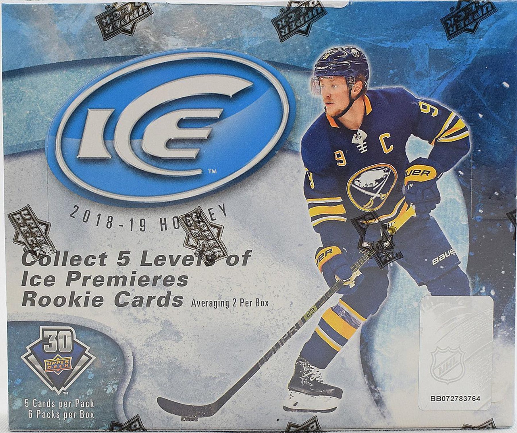 2018-19 Upper Deck Ice Hockey Hobby Box | Eastridge Sports Cards