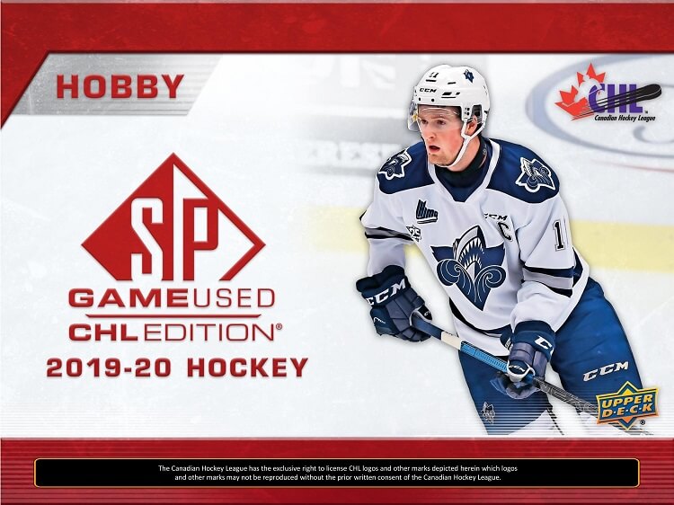 2019-20 Upper Deck SP Game Used CHL Hockey Hobby Box