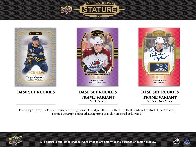 2019-20 Upper Deck Stature Hockey Hobby Case Inner (12 Boxes) | Eastridge Sports Cards