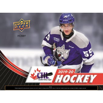 2019-20 Upper Deck CHL Hockey Hobby Box | Eastridge Sports Cards