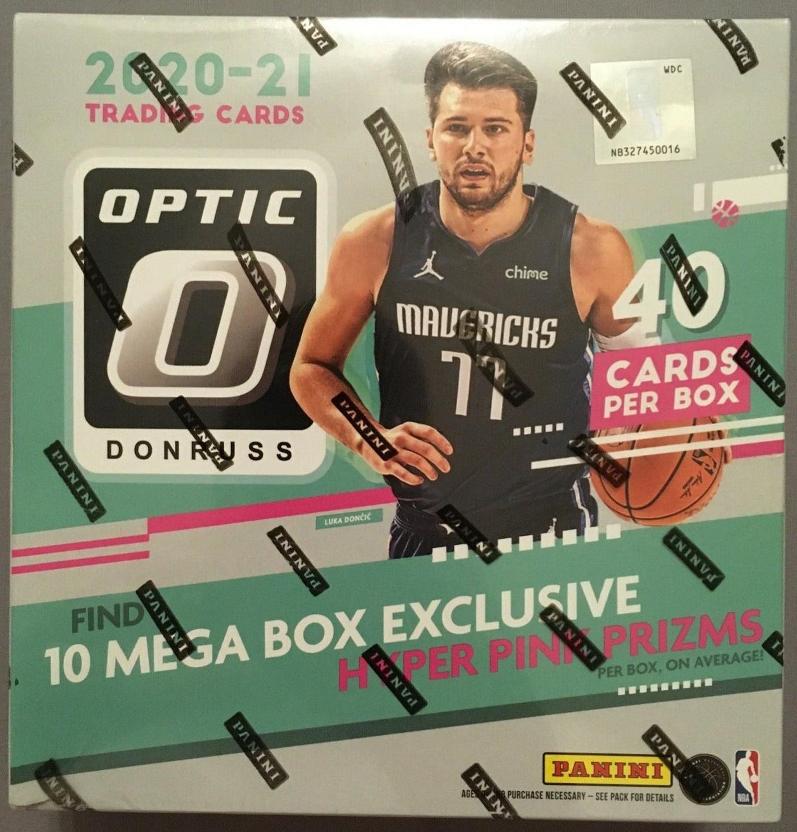 2020-21 Panini Donruss Optic Basketball Mega Box (Hyper Pink Prizms)