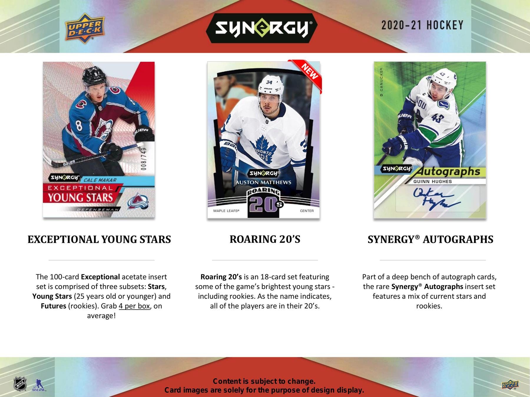 2020-21 Upper Deck Synergy Hockey Hobby Pack | Eastridge Sports Cards