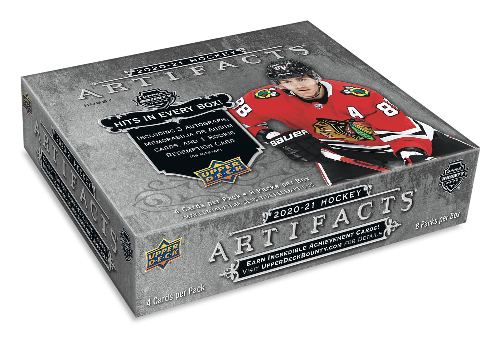 2020-21 Upper Deck Artifacts Hockey Hobby Inner Case (10 boxes)