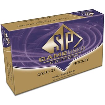 2020-21 Upper Deck SP Game Used Hockey Hobby Box | Eastridge Sports Cards
