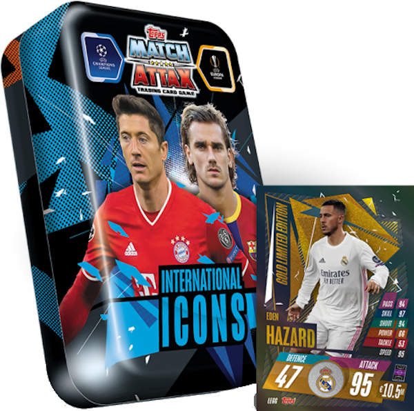 2020-21 Topps UEFA Champions League Match Attax Tin