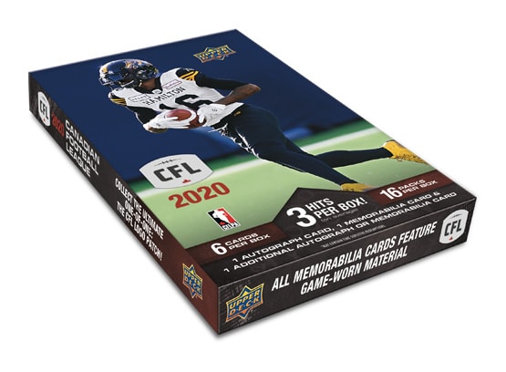 2020 Upper Deck CFL Hobby Box | Eastridge Sports Cards