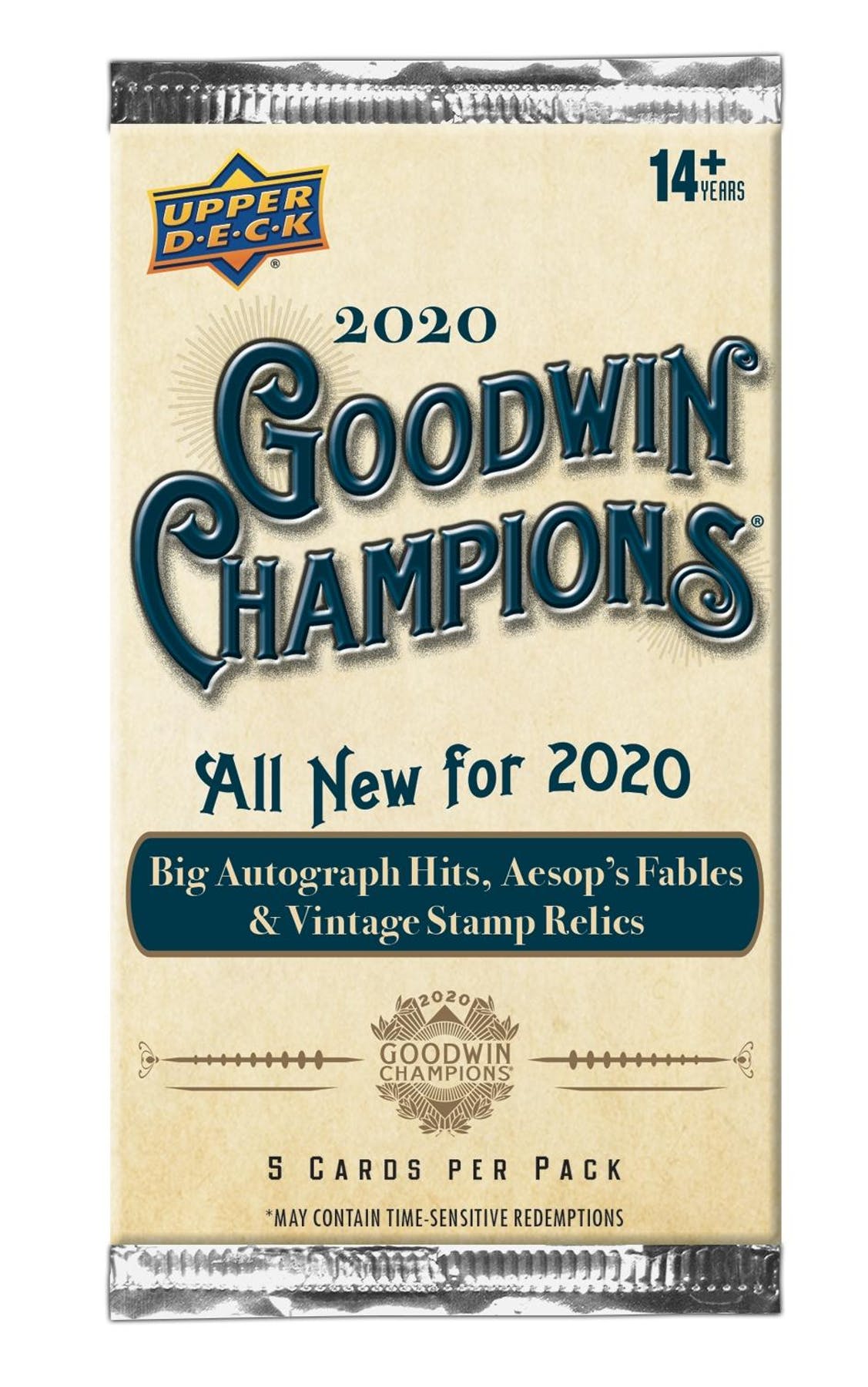 2020 Upper Deck Goodwin Champions Hobby Pack
