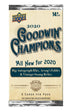2020 Upper Deck Goodwin Champions Hobby Pack