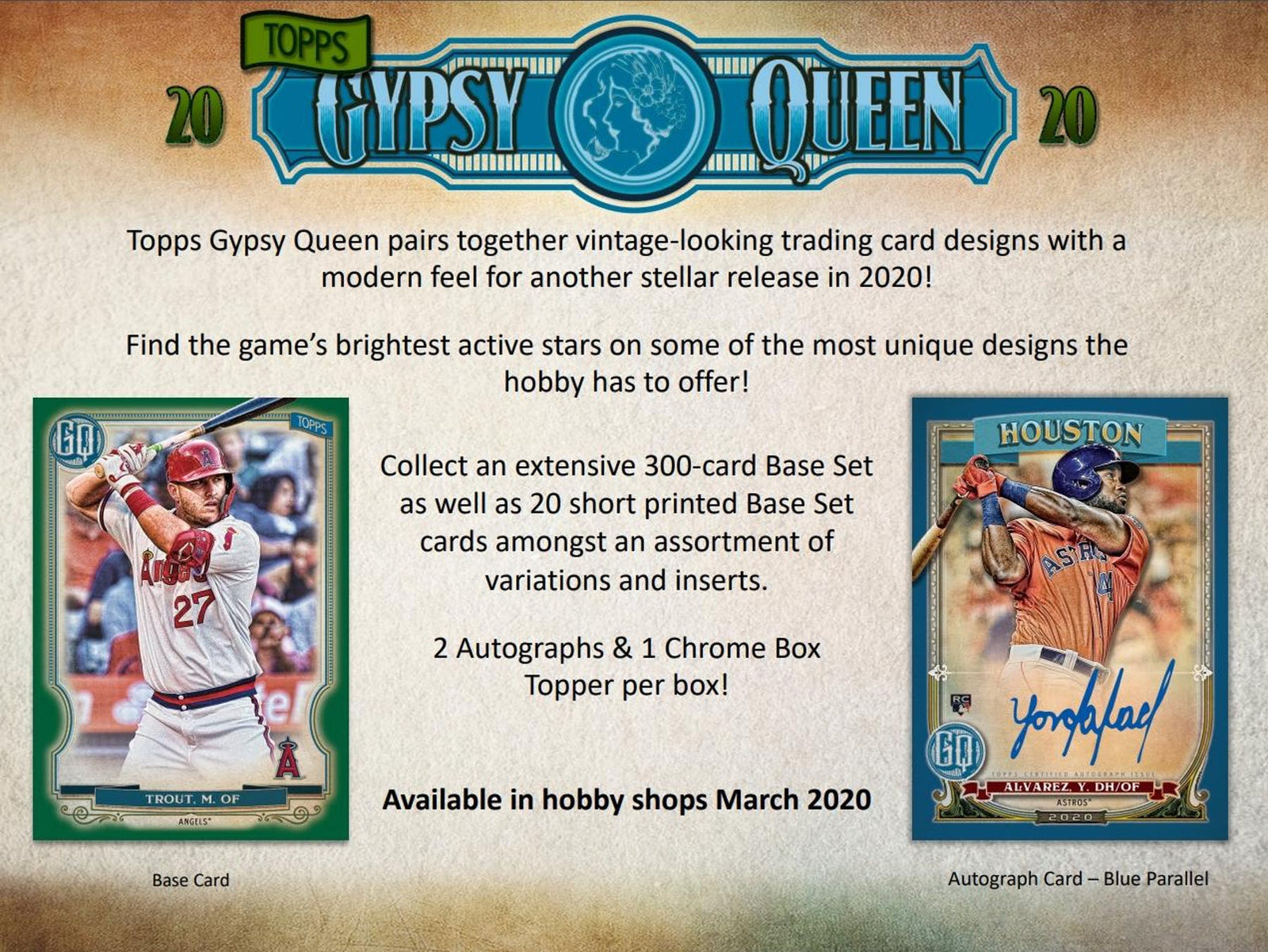 2020 Topps Gypsy Queen Baseball Hobby Box