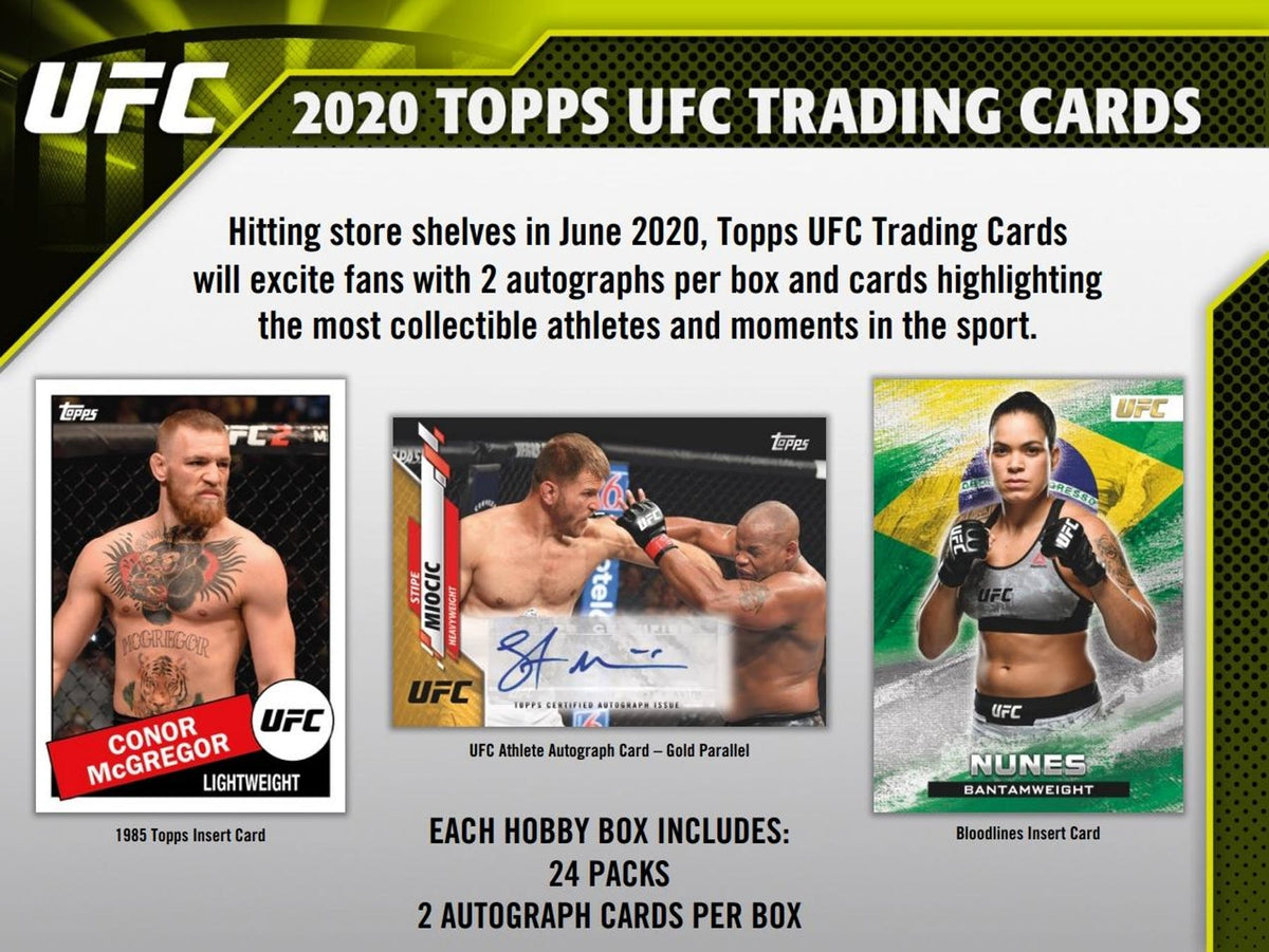 2020 Topps UFC Hobby Box