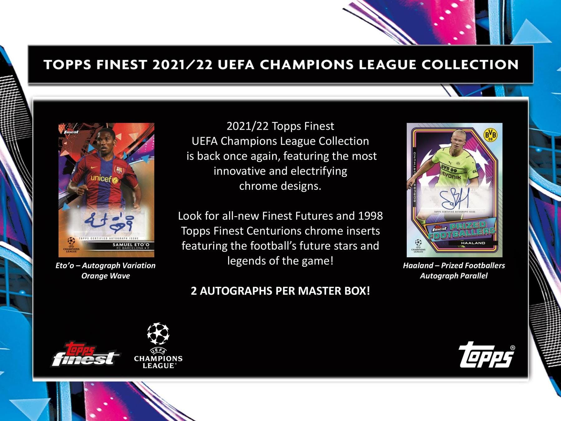 2021-22 Topps Finest UEFA Champions League Soccer Hobby Box | Eastridge Sports Cards