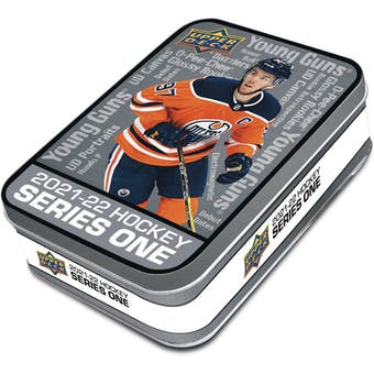 2021-22 Upper Deck Series 1 Hockey Retail Tin