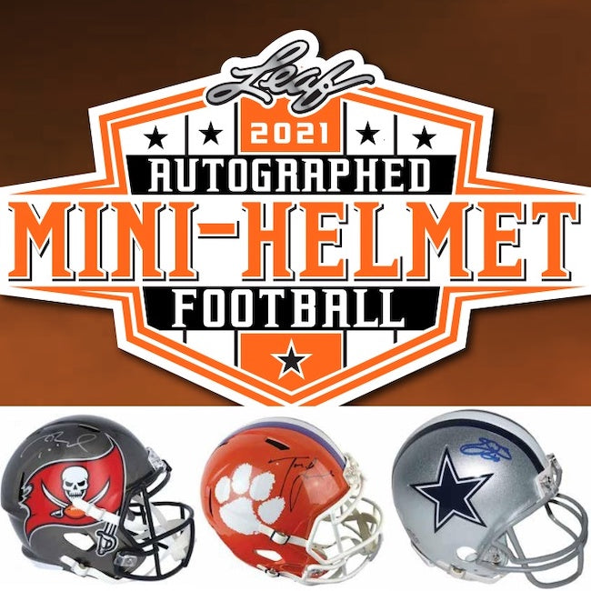 2021 Leaf Mystery Autographed Football Mini-Helmet