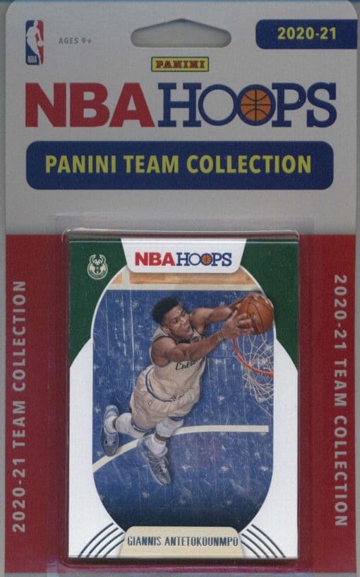 2020-21 Panini NBA Hoops Team Set - Milwaukee Bucks