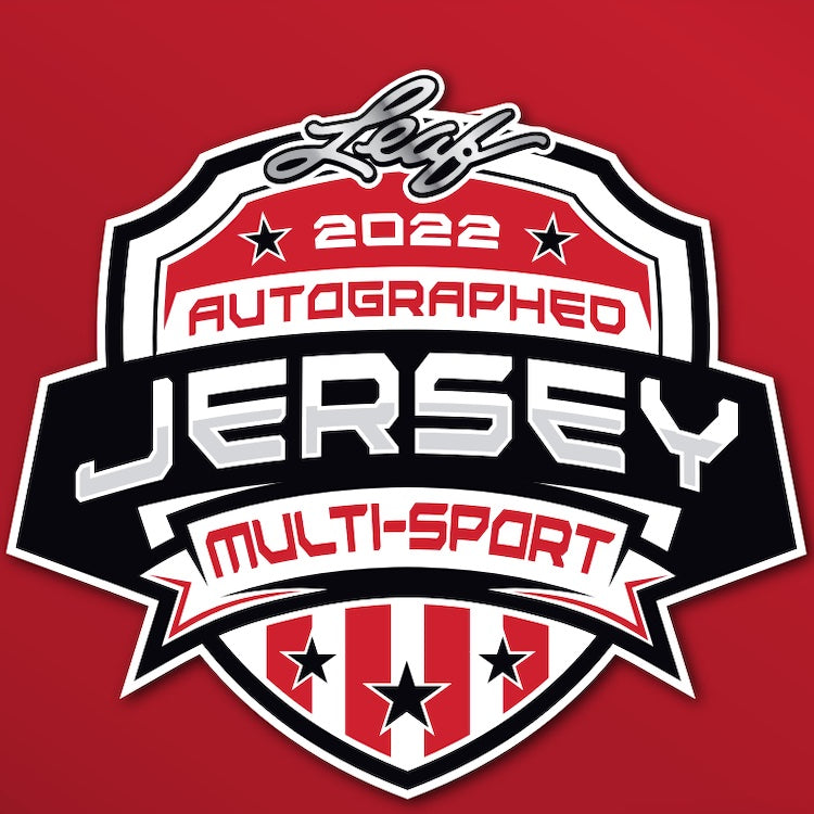 2022 Leaf Autographed Mystery Jersey Multi-Sport Hobby Box