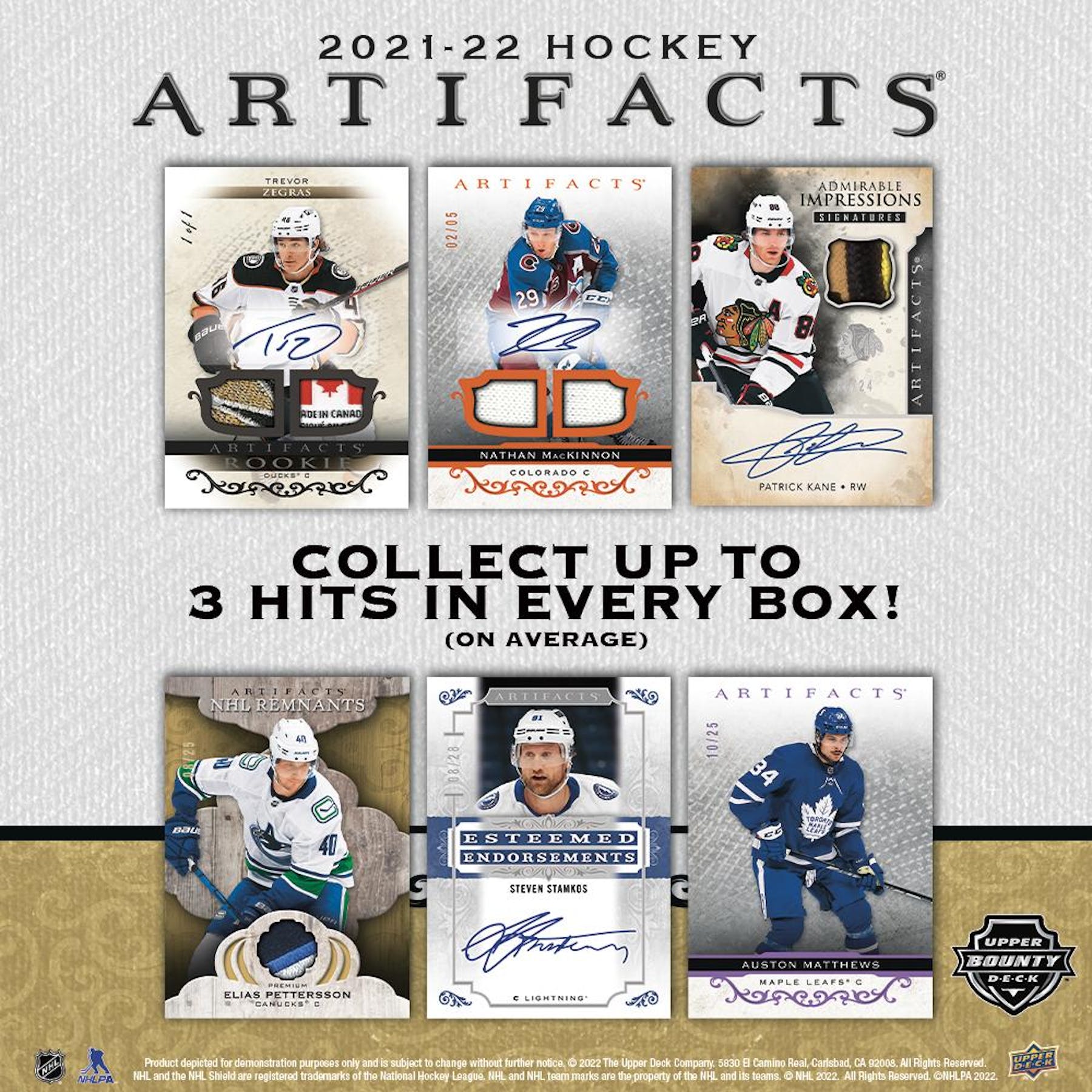 2021-22 Upper Deck Artifacts Hockey Hobby Pack | Eastridge Sports Cards