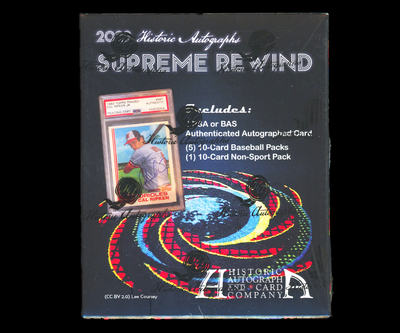 2022 Historic Autographs Supreme Rewind Hobby Box