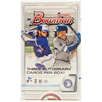 2020 Bowman Baseball Jumbo Box