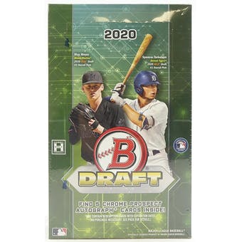 2020 Bowman Draft Baseball Super Jumbo Hobby Pack