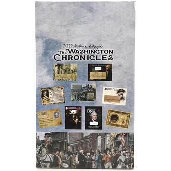 2022 Historic Autographs Washington Chronicles Hobby Box