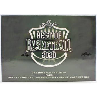 2019-20 Leaf Best of Basketball Hobby Box