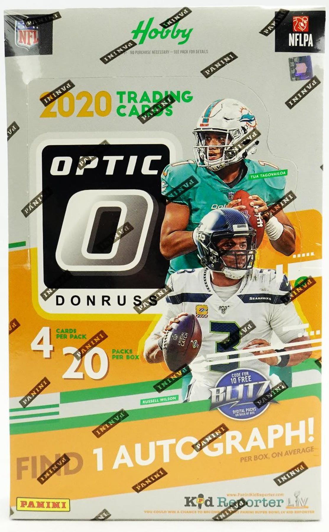 2020 Panini Donruss Optic Football Hobby Box | Eastridge Sports Cards