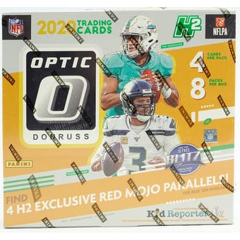 2020 Panini Donruss Optic Football H2 Hobby Hybrid Box