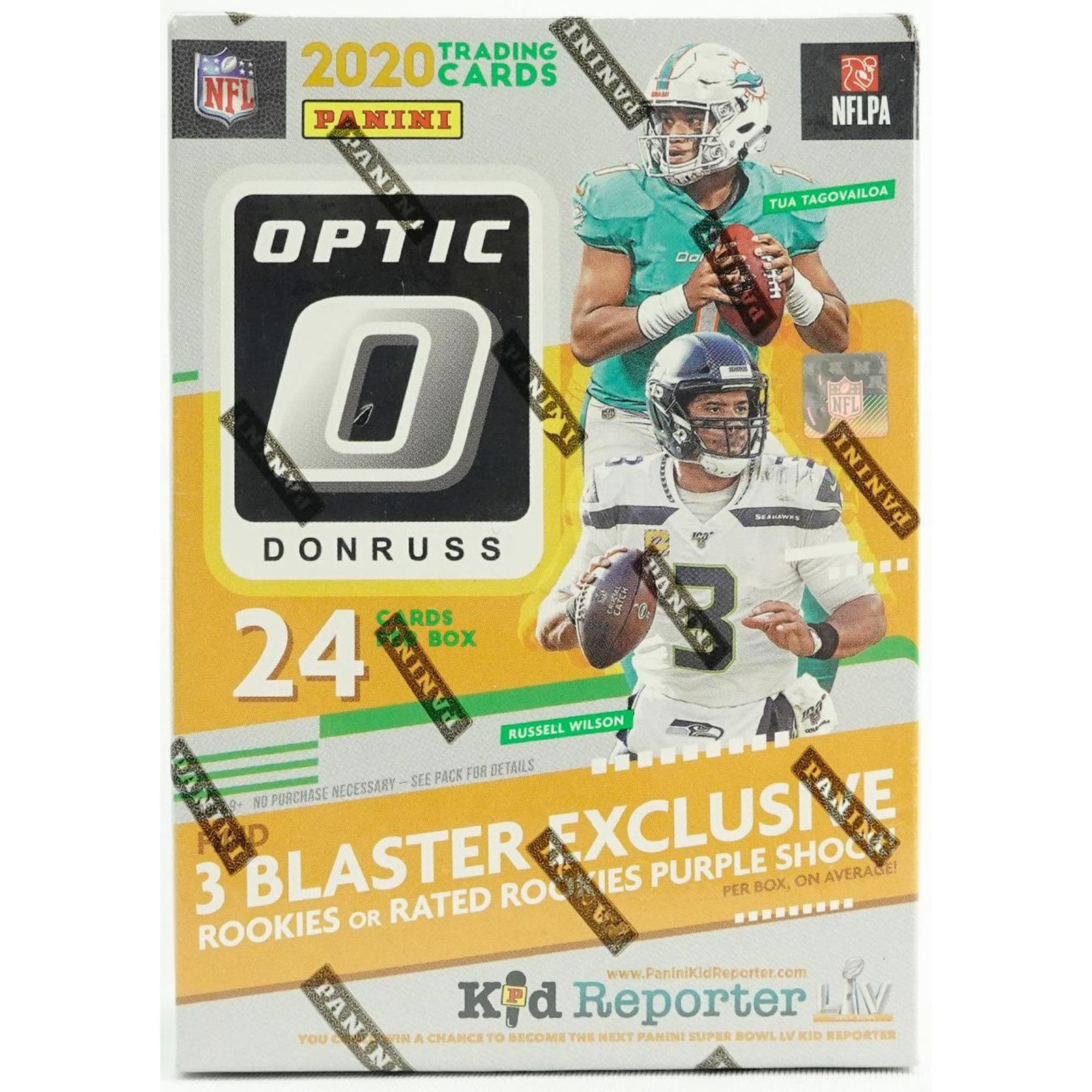 2020 Panini Donruss Optic Football Blaster Box (Purple Shock)