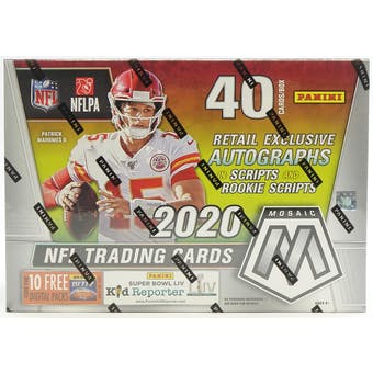 2020 Panini Mosaic Football Mega Box | Eastridge Sports Cards