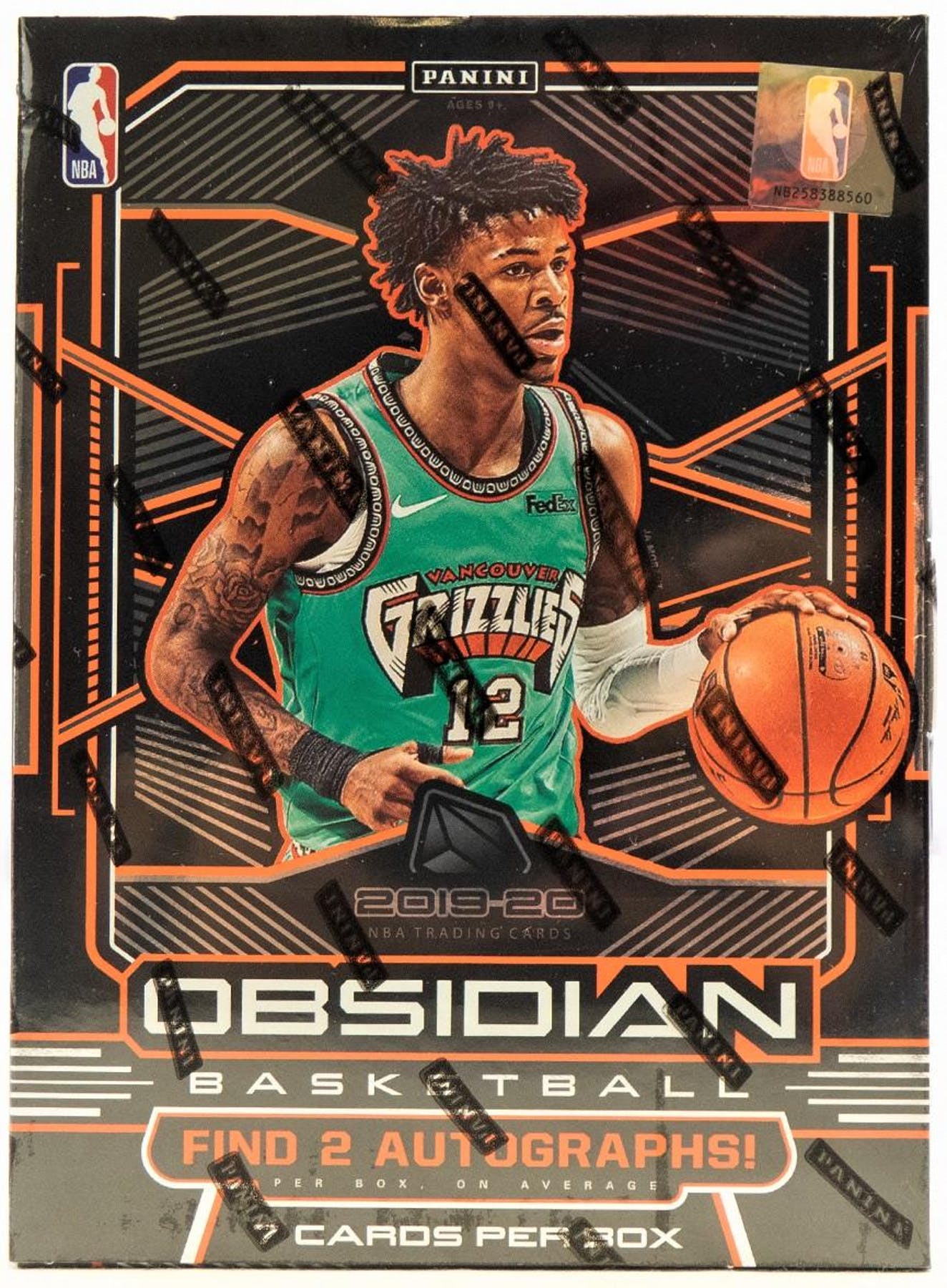 2019-20 Panini Obsidian Basketball Hobby Box | Eastridge Sports Cards