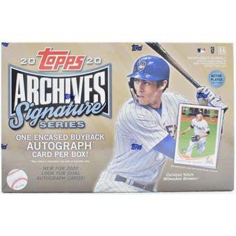 2020 Topps Archives Signature Series Hobby Box | Eastridge Sports Cards