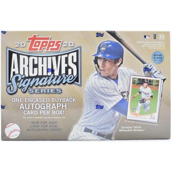 2020 Topps Archives Signature Series Hobby Box