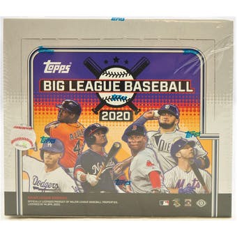 2020 Topps Big League Baseball Hobby Box