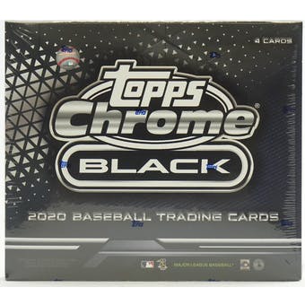 2020 Topps Chrome Black Baseball Hobby Box | Eastridge Sports Cards