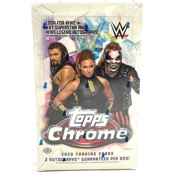 2020 Topps WWE Chrome Hobby Box | Eastridge Sports Cards