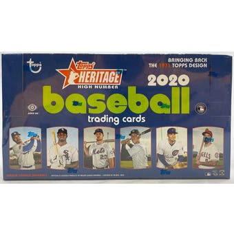 2020 Topps Heritage Baseball High Numbers Hobby Box
