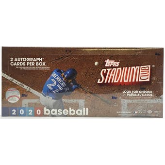 2020 Topps Stadium Club Baseball Hobby Box | Eastridge Sports Cards